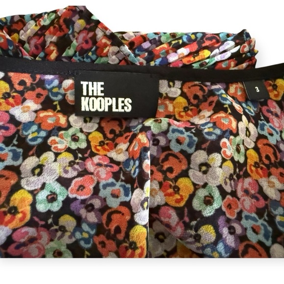 The Kooples Blazing Field Floral Print Tiered Top - NWOT - Picture 5 of 5